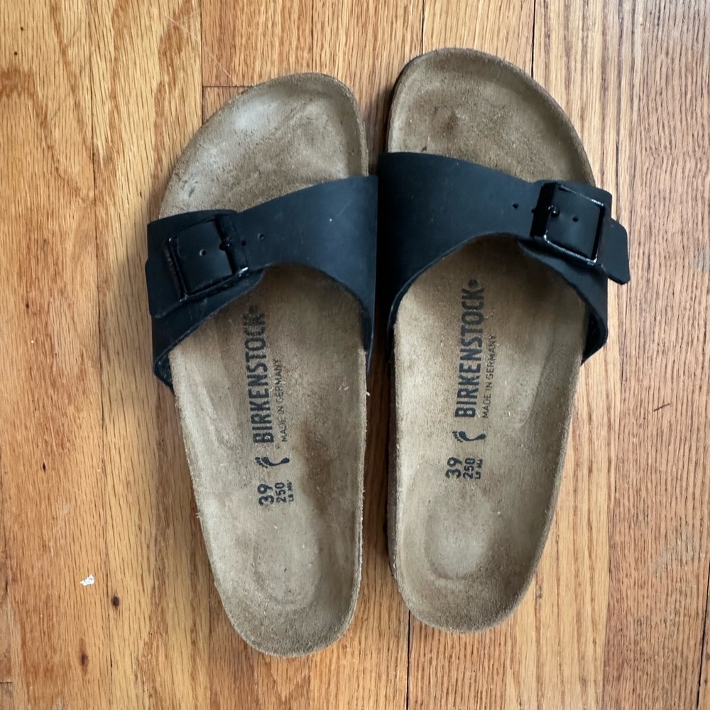 Birkenstock Madrid Black Sandals